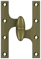 Deltana OK6040B5-R antique brass olive knuckle hinge