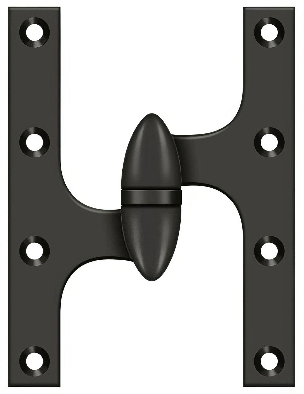 Deltana OK6045B10B-L olive knuckle hinge, additional view