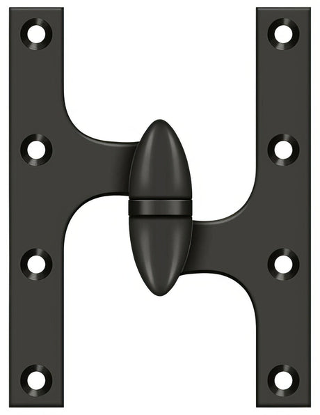 Deltana OK6045B10B-R oil rubbed bronze olive knuckle hinge