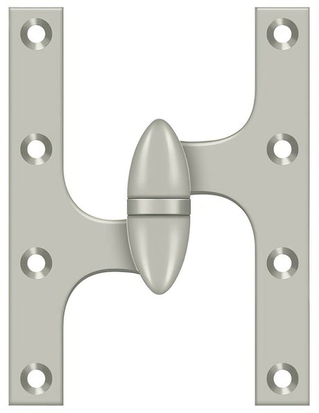 Deltana OK6045B15-L olive knuckle hinge in black, additional view