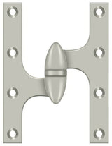 Deltana OK6050B15-L satin nickel olive knuckle hinge