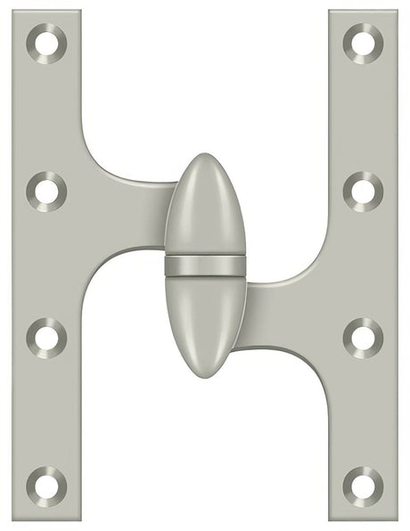 Deltana OK6050B15-R satin nickel olive knuckle hinge