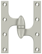 Deltana OK6050B15-R satin nickel olive knuckle hinge