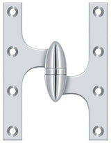 Deltana OK6050B26-R chrome olive knuckle hinge