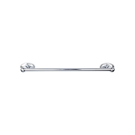 Top Knobs ED10PCC TOP BATH (R) Edwardian Bath Single 32 1/2" Wall Mounted Towel Bar Polished Chrome