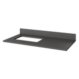 Jeffrey Alexander Katara 42" Dark Walnut Single Sink Bathroom Vanity with Grey Quartz Top - 8 in. Widespread Faucet Top product image 4