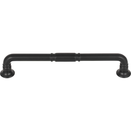 Top Knobs TK1004BLK Kent 6 5/16" Center to Center Bar Pull Flat Black