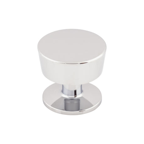 Top Knobs M1124 Essex 1 3/16" Diameter Round Knob Polished Chrome