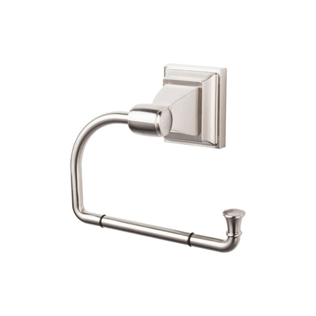 Top Knobs STK4BSN TOP BATH (R) Stratton Bath Wall Mounted Toilet Paper Holder Brushed Satin Nickel