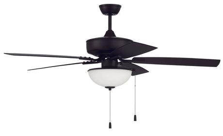 Craftmade OP211FB5 52" Outdoor Pro Plus 211 Ceiling Fan in Flat Black