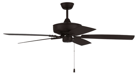 Craftmade OP52FB5 flat black ceiling fan blades included