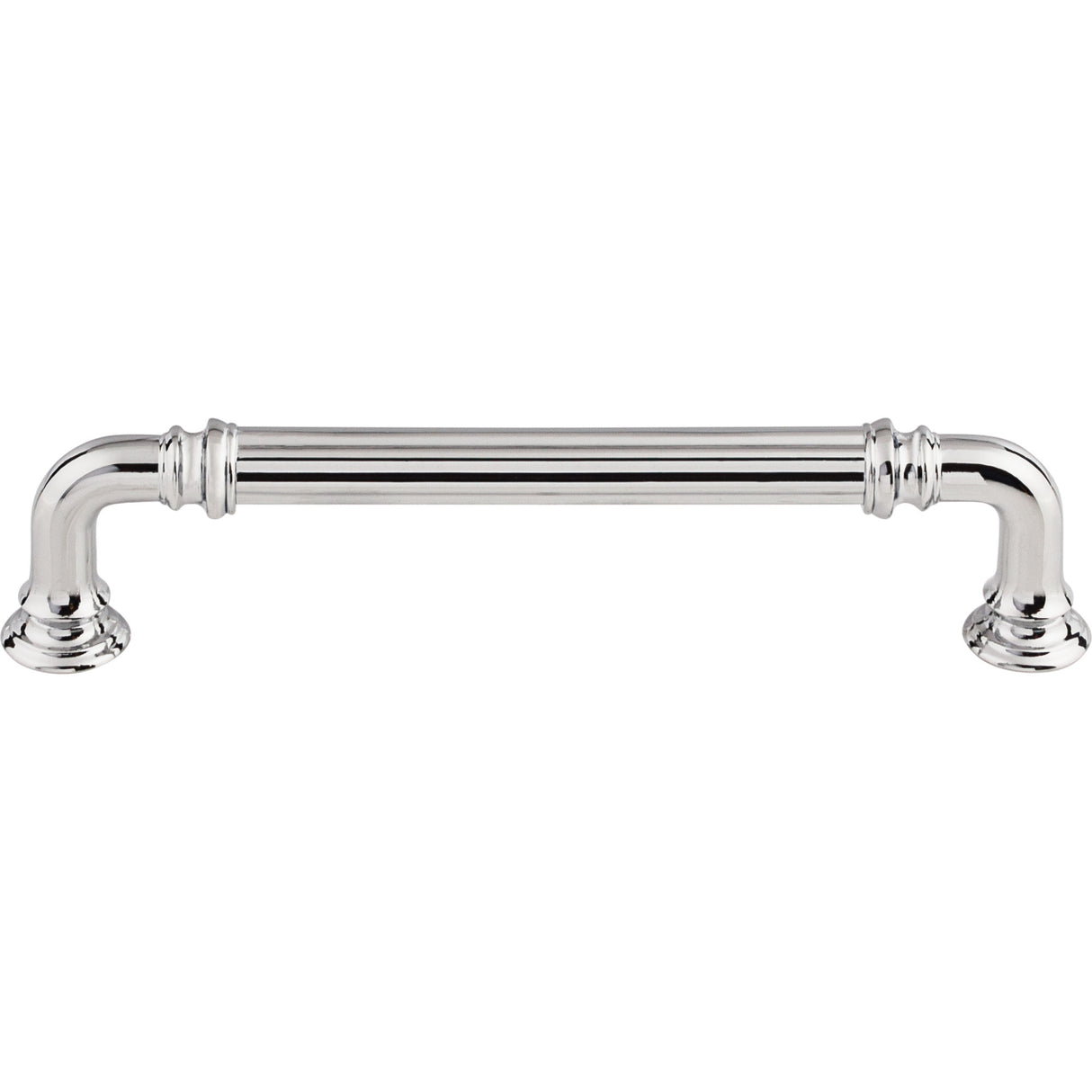 Top Knobs TK323PC Reeded 5" Center to Center Bar Pull Polished Chrome