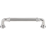 Top Knobs TK323PC Reeded 5" Center to Center Bar Pull Polished Chrome