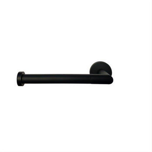 Orca Hardware 3655-BL Swirl Euro Toilet Tissue Holder Black