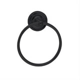 Orca Hardware 4860-BL Blakely Towel Ring Black