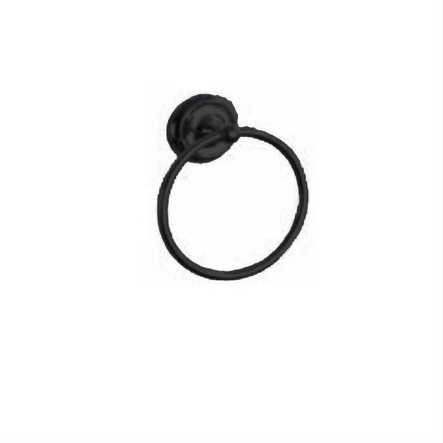Orca Hardware 4960-BL Whidbey Towel Ring Black