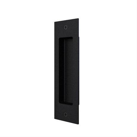 Orca Hardware AH-RECPULL-BL-6.5-6.5 Rectangular Pull For Sliding Doors Black