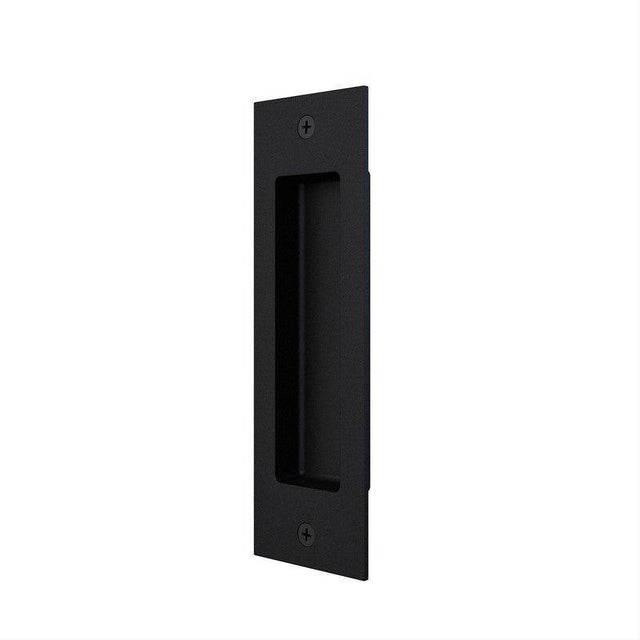 Orca Hardware AH-RECPULL-BL-6.5-6.5 Rectangular Pull For Sliding Doors Black