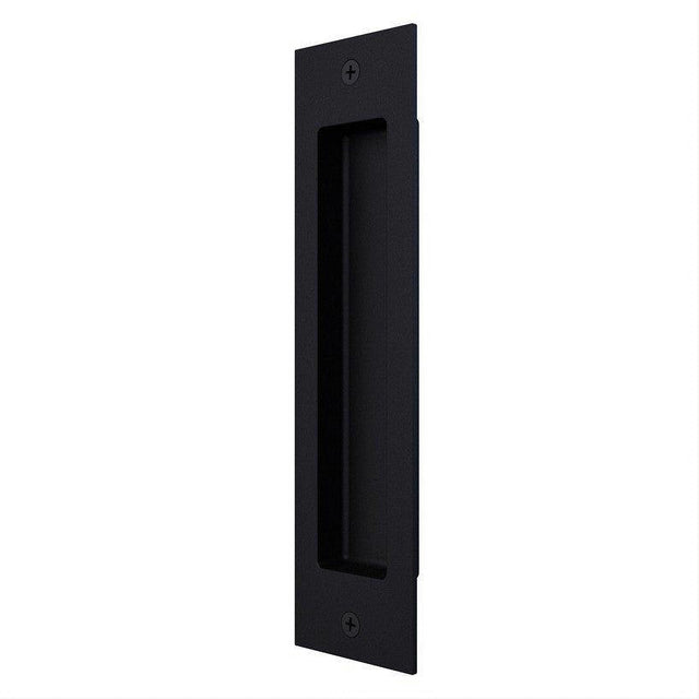 Orca Hardware AH-RECPULL-BL-8-8 Rectangular Pull For Sliding Doors Black