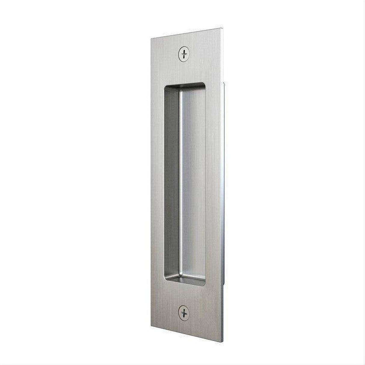 Orca Hardware AH-RECPULL-SS-6.5-6.5 Rectangular Pull For Sliding Doors Satin Stainless Steel