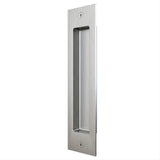 Orca Hardware AH-RECPULL-SS-8-8 Rectangular Pull For Sliding Doors Satin Stainless Steel