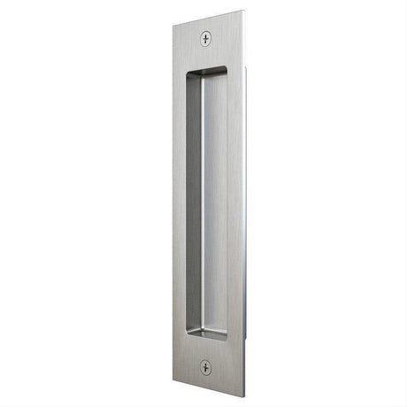 Orca Hardware AH-RECPULL-SS-8-8 Rectangular Pull For Sliding Doors Satin Stainless Steel
