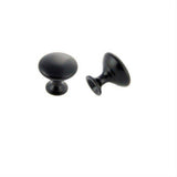 Orca Hardware CK-15030-BL Round Cabinet Knob Black