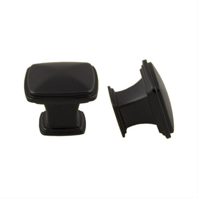 Orca Hardware CK-20032-BL Baker Cabinet Knob Black