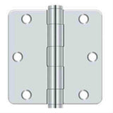 Orca Hardware COM3514-26 3.5" x 3.5" x 1/4" Plain Bearing Hinge Bright Polished Chrome