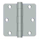 Orca Hardware COM3514-26D 3.5" x 3.5" x 1/4" Plain Bearing Hinge Satin Chrome