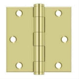 Orca Hardware COM3535-3 3.5" x 3.5" Plain Bearing Hinge Bright Polished Brass