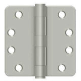 Orca Hardware COM4014-15 4" x 4" x 1/4" Plain Bearing Hinge Satin Nickel