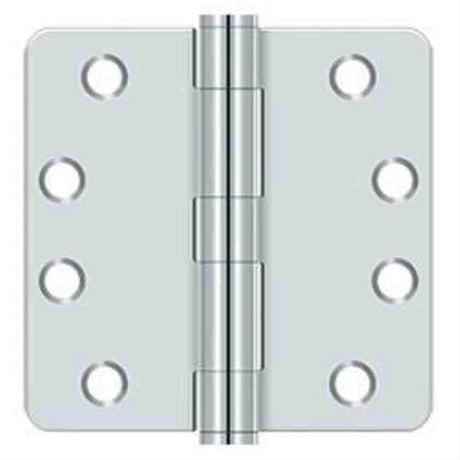Orca Hardware COM4014-26 4" x 4" x 1/4" Plain Bearing Hinge Bright Polished Chrome