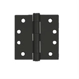 Orca Hardware COM4040-19 4" x 4" Plain Bearing Hinge Black