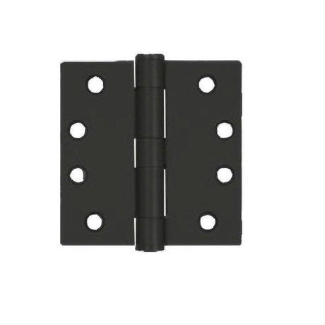 Orca Hardware COM4040-19 4" x 4" Plain Bearing Hinge Black