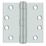 Orca Hardware COM4040-26 4" x 4" Plain Bearing Hinge Bright Polished Chrome