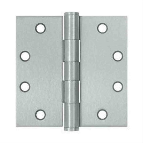 Orca Hardware COM4040-26D 4" x 4" Plain Bearing Hinge Satin Chrome