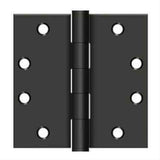 Orca Hardware COM4545-19 4.5" x 4.5" Plain Bearing Hinge Black