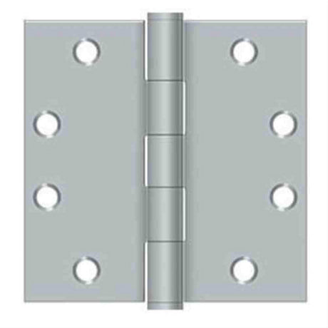 Orca Hardware COM4545-26D 4.5" x 4.5" Plain Bearing Hinge Satin Chrome