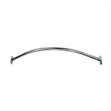 Orca Hardware CSCR50-SS 5 Foot Curved Shower Curtain Rod With Holders Stainless Steel