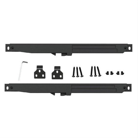 Orca Hardware FT-SOFTCLOSE-BL Soft Close for Barn Door-Flat Track (2/Set) Black