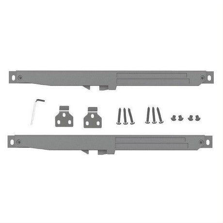 Orca Hardware FT-SOFTCLOSE-GR Soft Close for Barn Door-Flat Track (2/Set) Grey