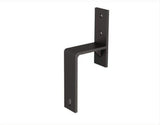 Orca Hardware FTST-BL-6-BYPASS-6-BYPASS 6' Bypass Flat Track With Standard Thrubolt Black