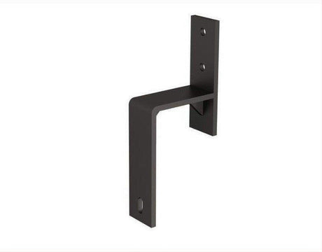 Orca Hardware FTST-BL-6-BYPASS-6-BYPASS 6' Bypass Flat Track With Standard Thrubolt Black