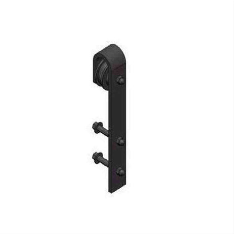 Orca Hardware FTST-HANGER-BL Barn Door-Flat Track Standard Drop Hanger Black