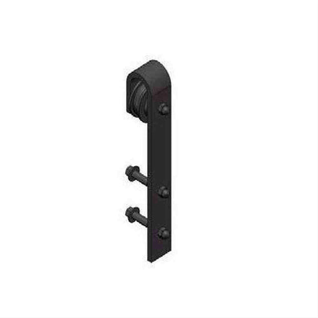 Orca Hardware FTST-HANGER-BL Barn Door-Flat Track Standard Drop Hanger Black