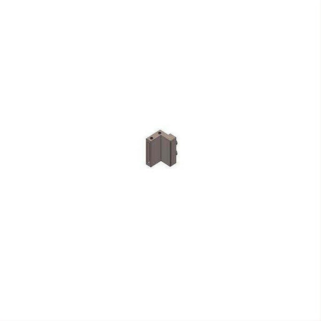 Orca Hardware FTST-STOP-SN Barn Door-Flat Track Extra Stop for Standard Drop Hanger-Set of 2 Satin Nickel
