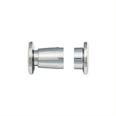 Orca Hardware PSRHAD-CH Adjustable Shower Curtain Rod Holder, Plastic Bright Polished Chrome