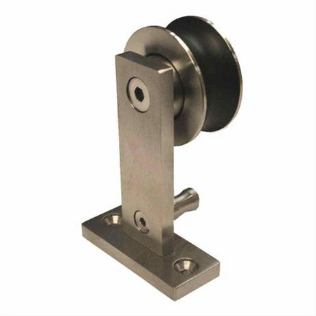 Orca Hardware RDTM-HANGER-SS Round Track Top Mount Hanger Only Satin Stainless Steel