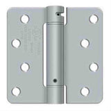 Orca Hardware SPR4014-26D 4" x 4" x 1/4" Steel Spring Hinge Satin Chrome
